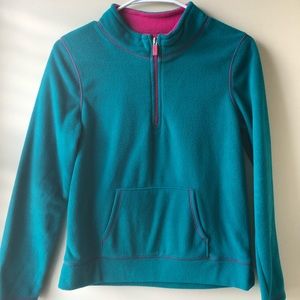 Pink and Blue Fluffy Coat